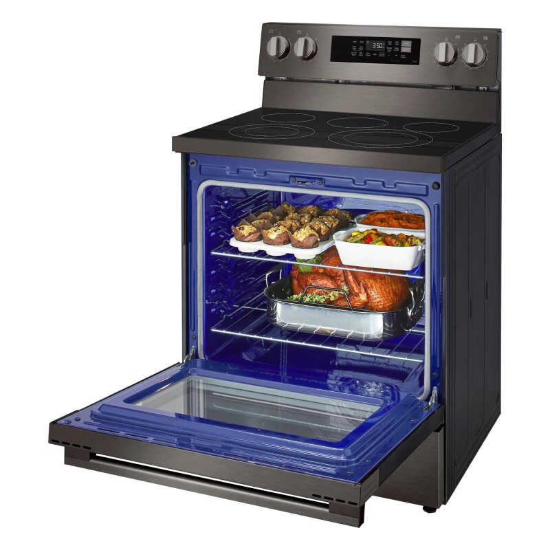 6.3 cu. ft. Smart Wi-Fi Enabled ProBake Convection® Electric Range with Air Fry & EasyClean® view 6