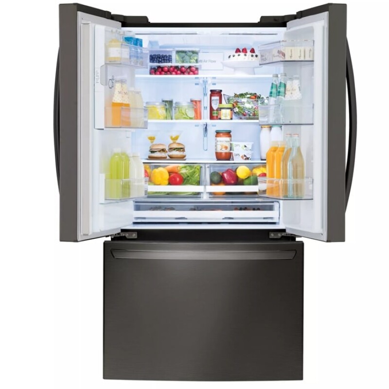 28 cu.ft 3 Door French Door, Standard Depth, Ice and Water with Single Ice view 4