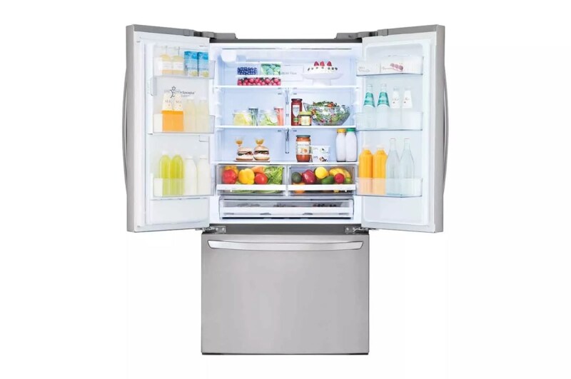 28 cu.ft 3 Door French Door, Standard Depth, Ice and Water with Single Ice view 2