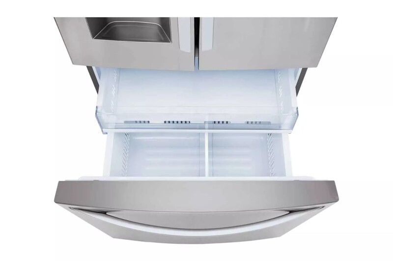 28 cu.ft 3 Door French Door, Standard Depth, Ice and Water with Single Ice view 4