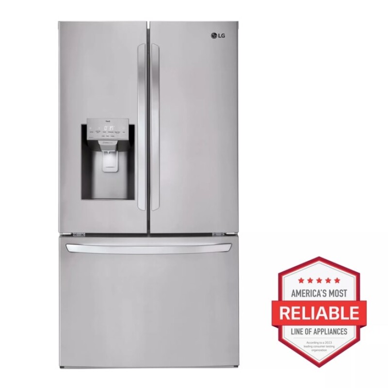 28 cu.ft 3 Door French Door, Standard Depth, Ice and Water with Single Ice view 11