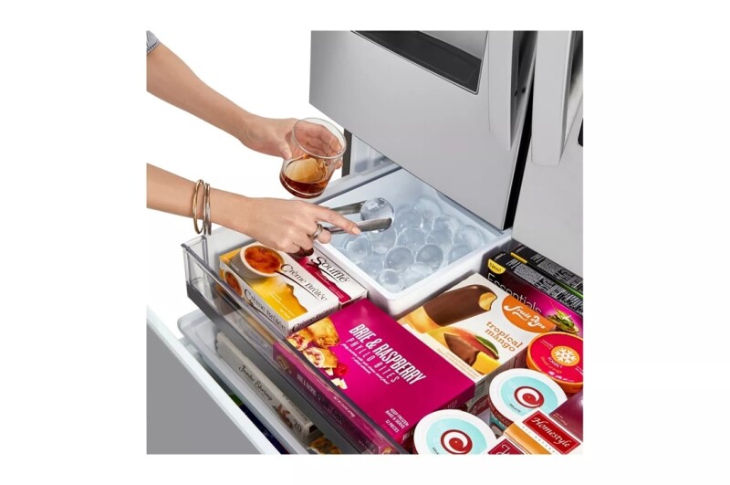 24 cu. ft. Smart InstaView™ Door-in-Door® Counter-Depth Refrigerator with Craft Ice™ LRFVC2406S