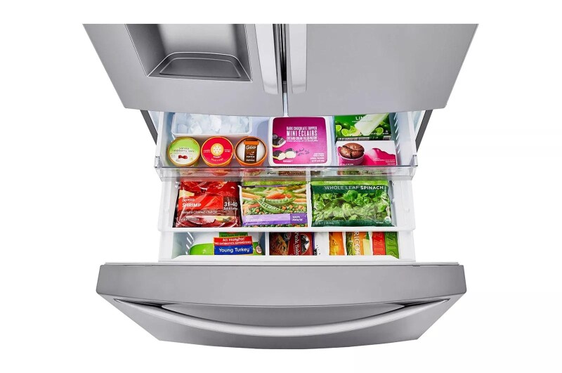 24 cu. ft. Smart French Door Counter-Depth Refrigerator view 8