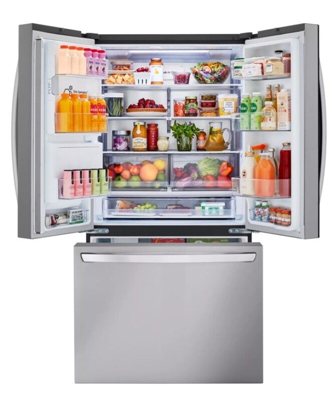 31 cu. ft. Smart Standard-Depth MAX™ French Door Refrigerator with Dual Ice view 5