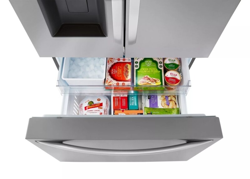 31 cu. ft. Smart Standard-Depth MAX™ French Door Refrigerator with Dual Ice view 6
