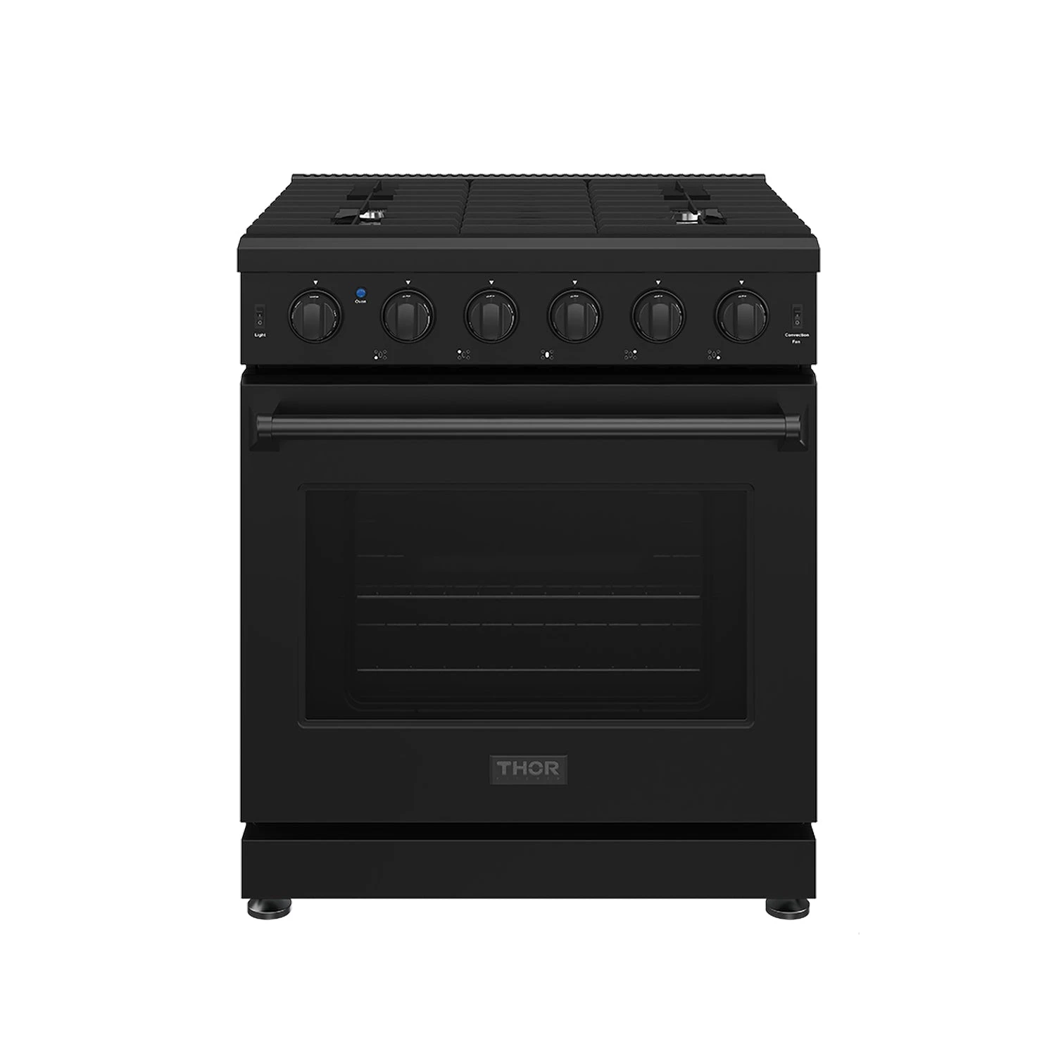30 Inch Professional Liquid Propane Range In Black LRG3001UBLP