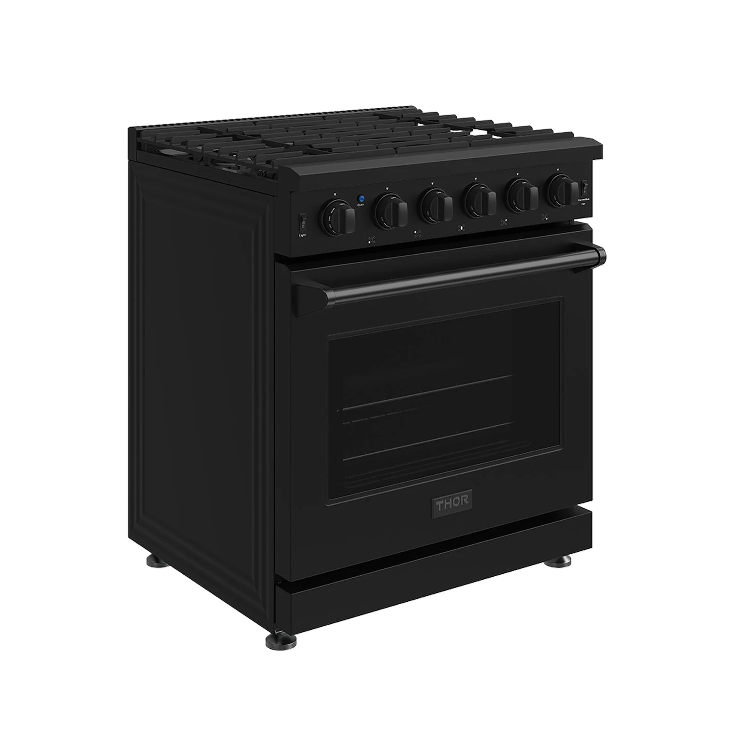 30 Inch Professional Liquid Propane Range In Black LRG3001UBLP
