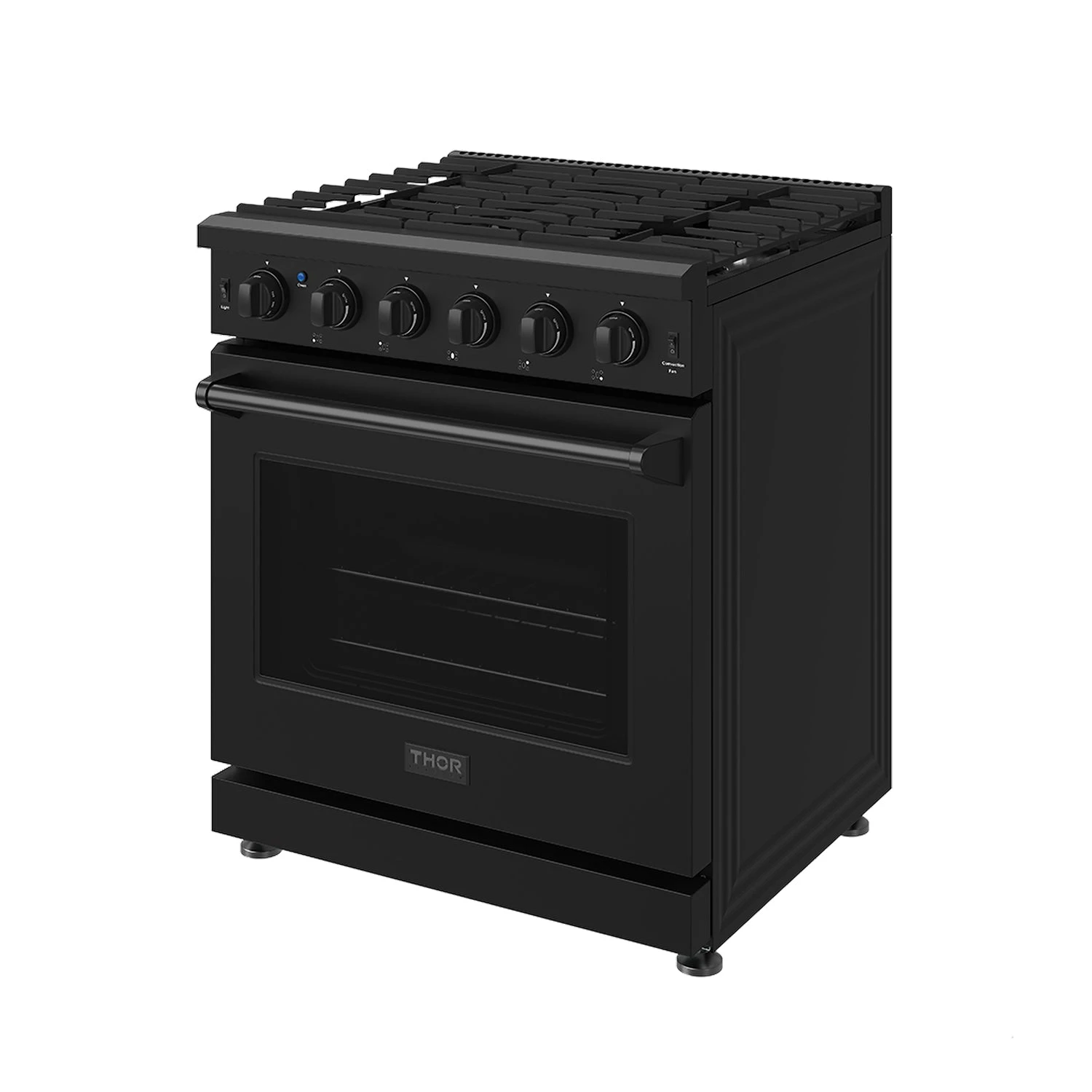 30 Inch Professional Liquid Propane Range In Black LRG3001UBLP