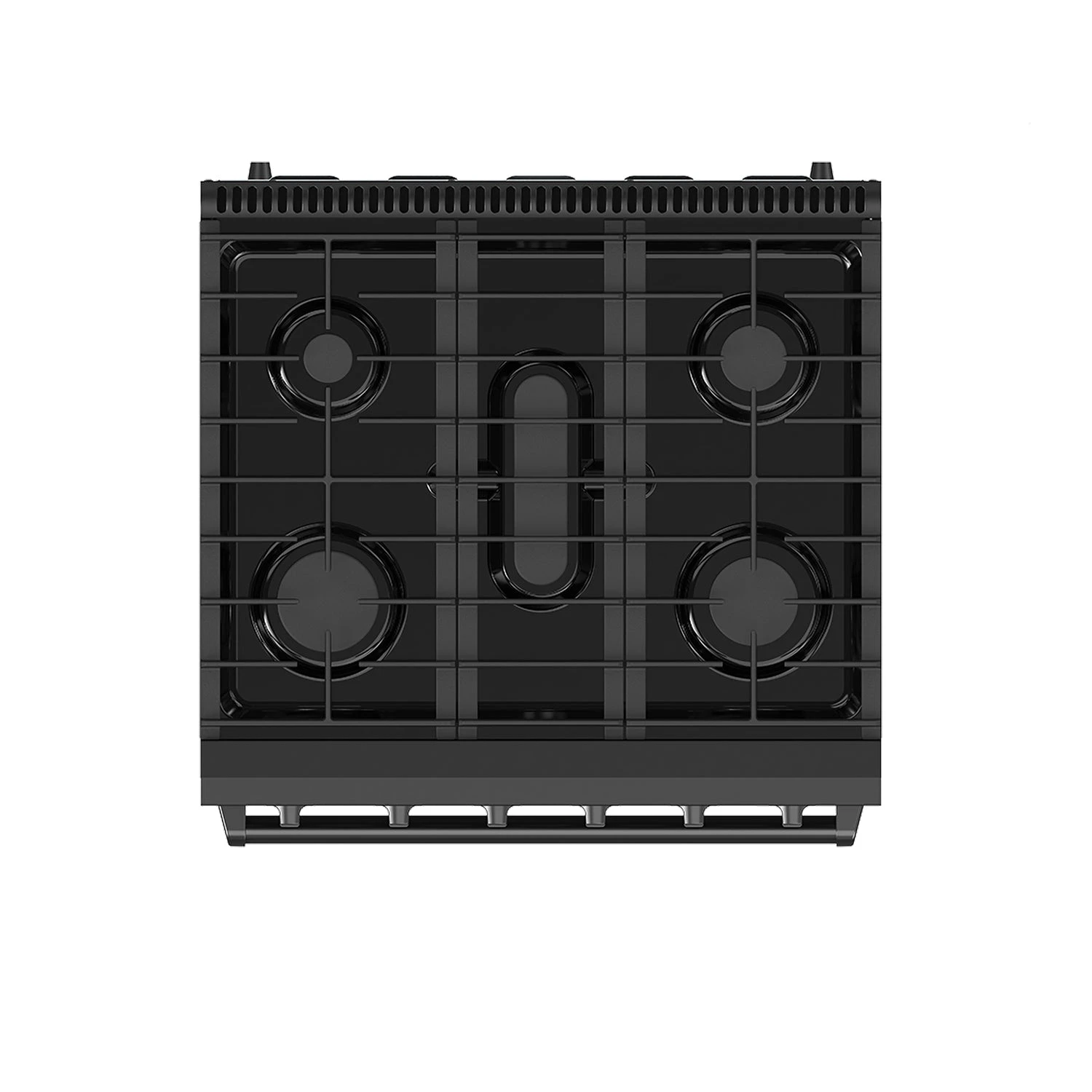 30 Inch Professional Liquid Propane Range In Black LRG3001UBLP