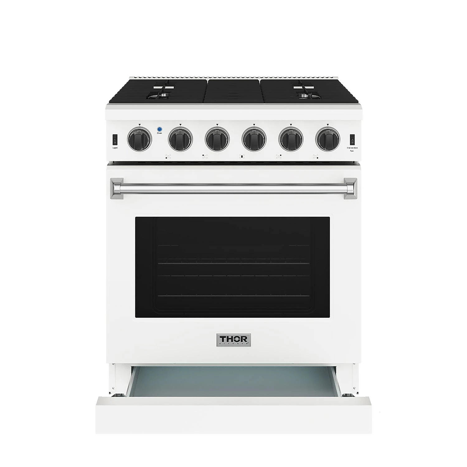 30 Inch Professional Liquid Propane Range In White LRG3001UWLP