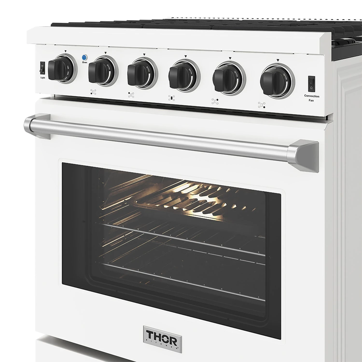 30 Inch Professional Liquid Propane Range In White LRG3001UWLP