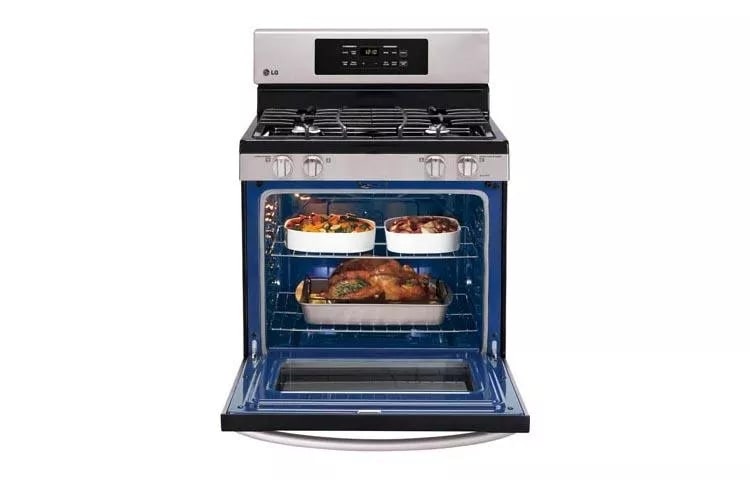 5.4 Cu. Ft. Capacity Gas Single Oven Range With 4 Burners LRG3021ST