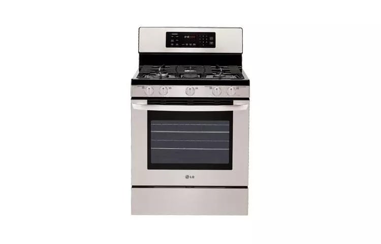 5.4 Cu. Ft. Capacity Gas Single Oven Range With Oval Burner And Griddle LRG3093ST