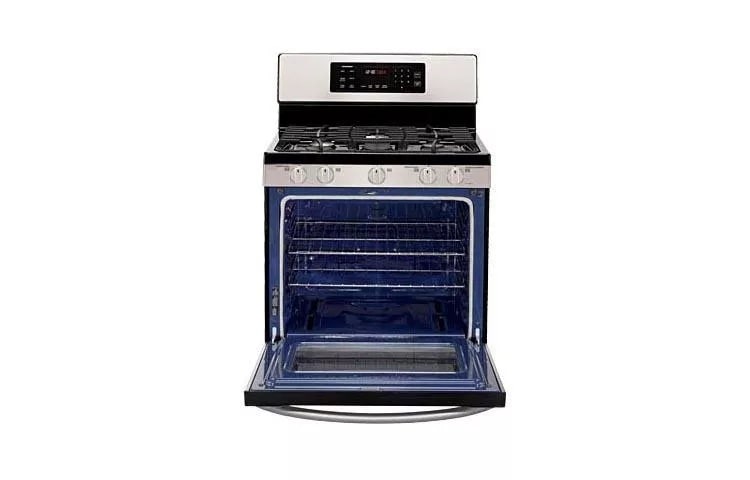 5.4 Cu. Ft. Capacity Gas Single Oven Range With Oval Burner And Griddle LRG3093ST