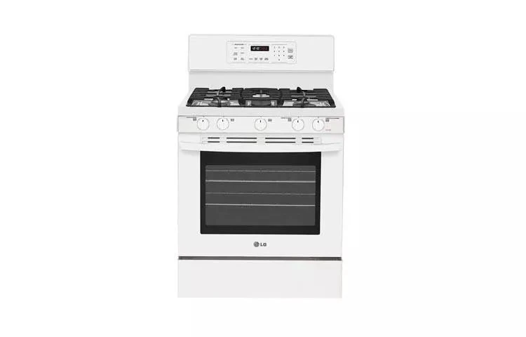 5.4 Cu. Ft. Capacity Gas Single Oven Range With Oval Burner And Griddle LRG3093SW