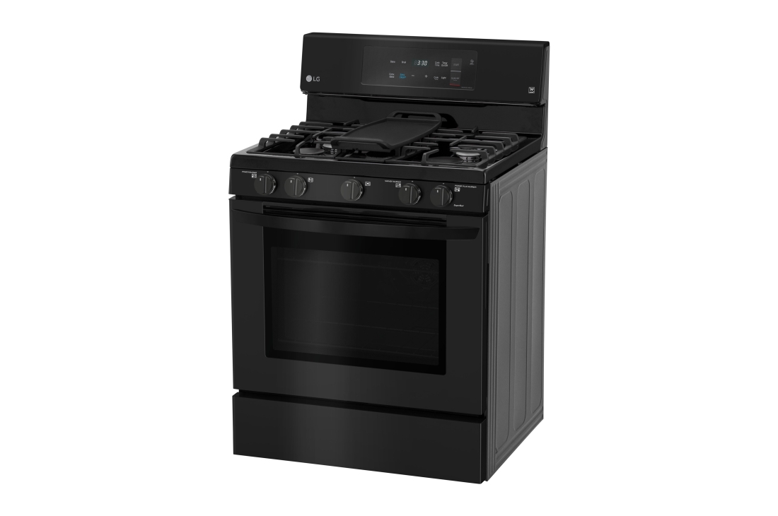 5.4 cu. ft. Gas Single Oven Range with Fan Convection and EasyClean® LRG3193BM