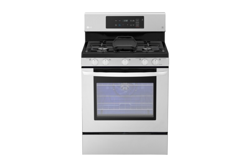 LG 5.4 cu. ft. Gas Single Oven Range with Fan Convection and EasyClean® Stainless Steel LRG3193ST Picture 1