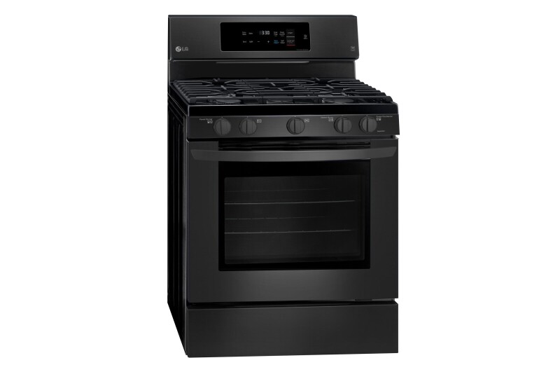 5.4 cu. ft. Gas Single Oven Range with Fan Convection and EasyClean LRG3194BM
