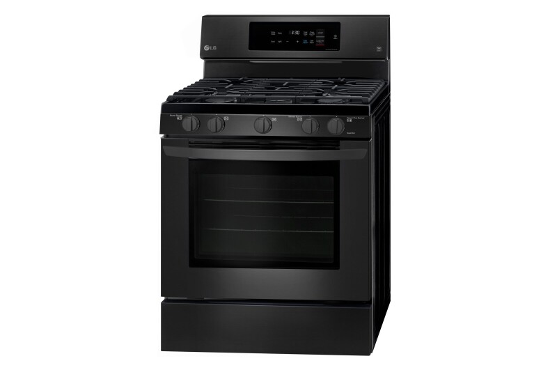 5.4 cu. ft. Gas Single Oven Range with Fan Convection and EasyClean LRG3194BM