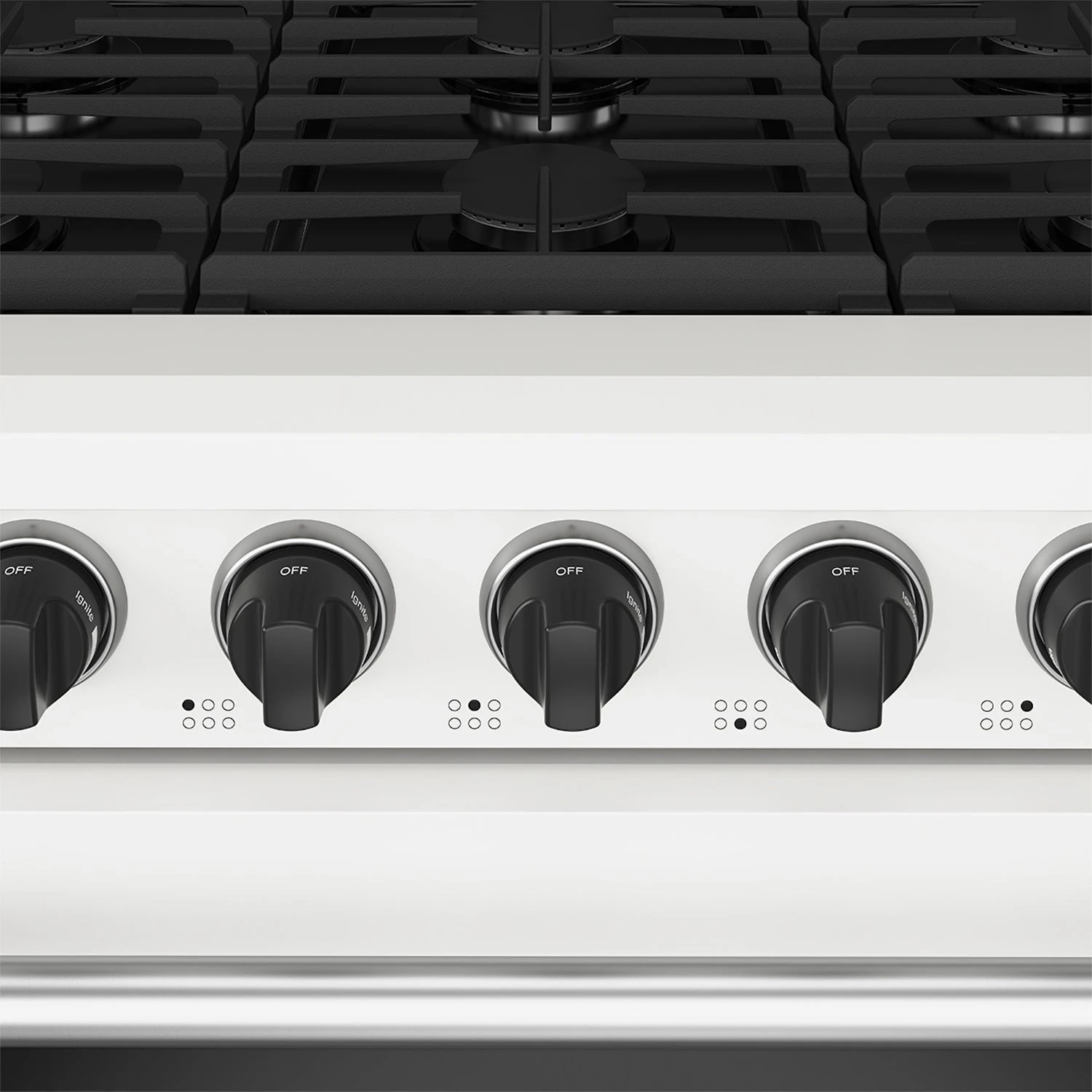 36 Inch Professional Liquid Propane Range In White LRG3601UWLP