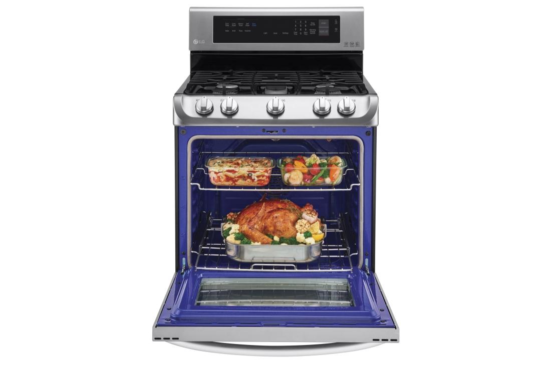 6.3 cu. ft. Gas Single Oven Range with ProBake Convection® and EasyClean® LRG4113ST