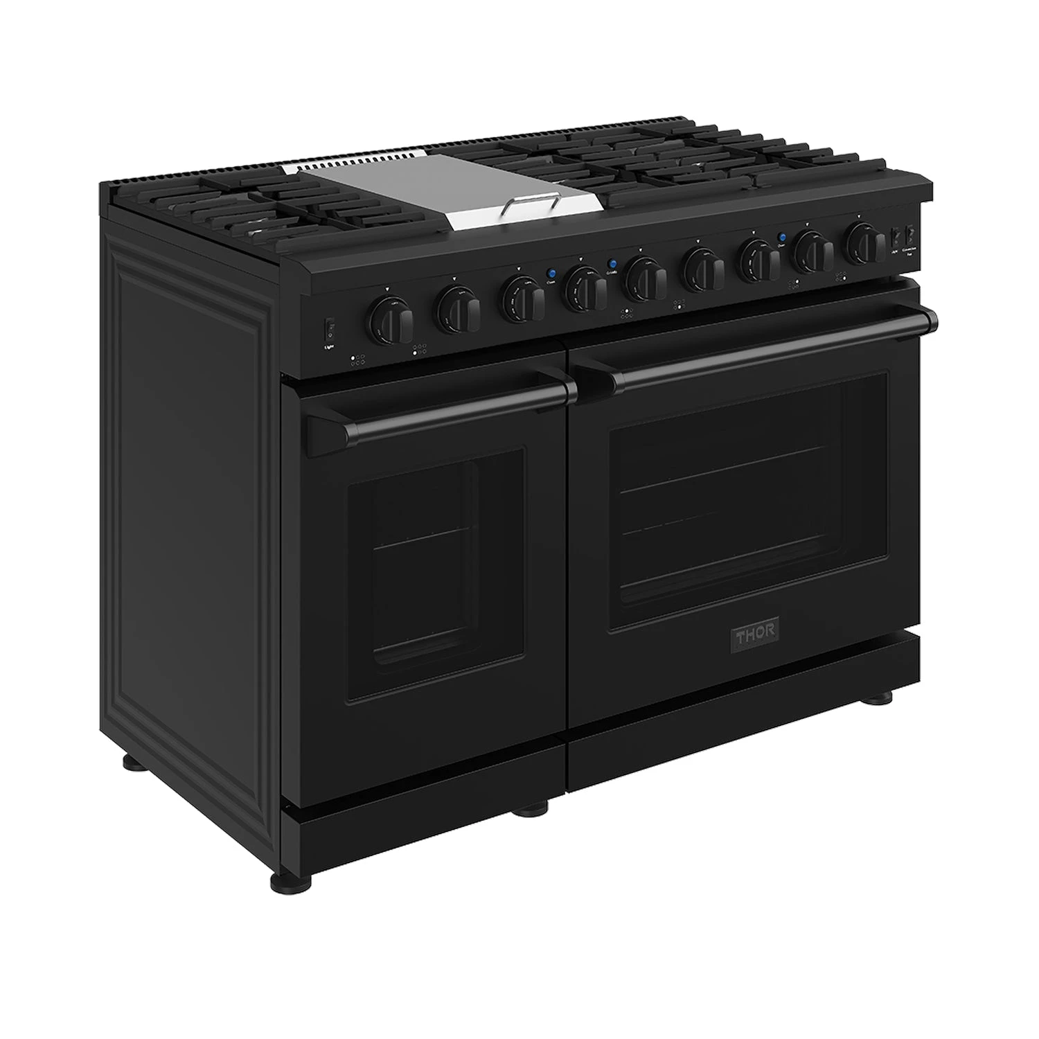 48 Inch Professional Liquid Propane Range In Black LRG4807UBLP