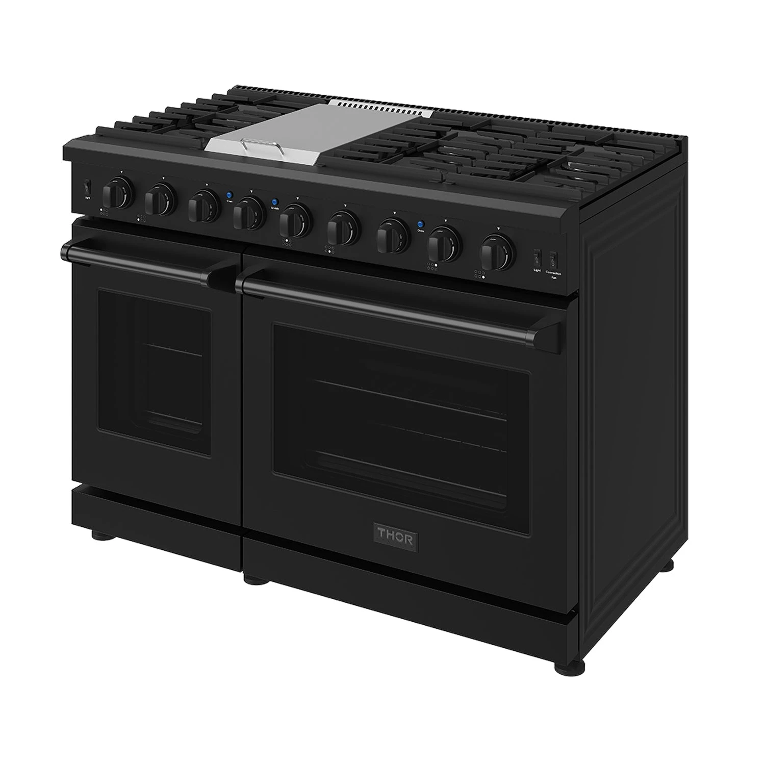 48 Inch Professional Liquid Propane Range In Black LRG4807UBLP