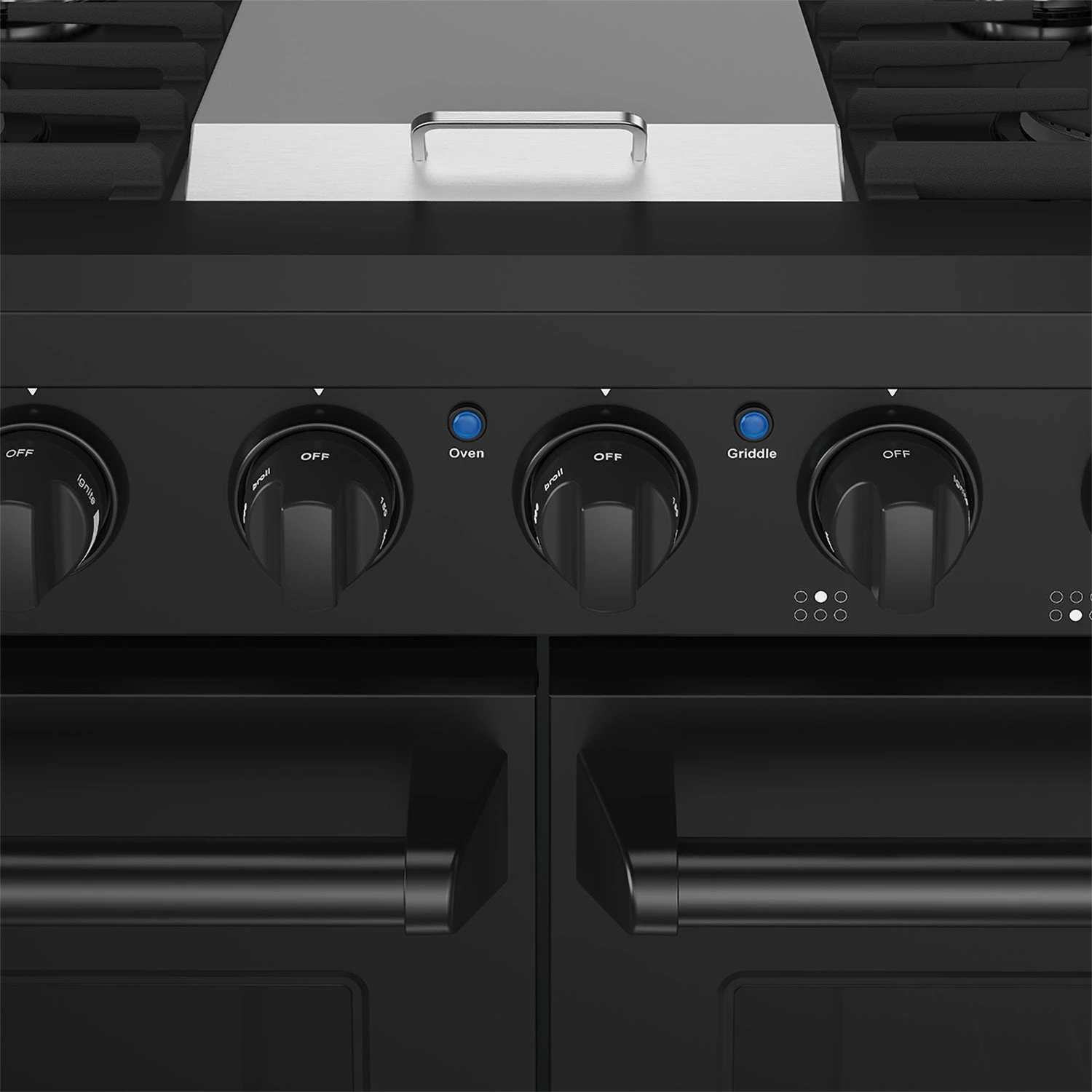 48 Inch Professional Liquid Propane Range In Black LRG4807UBLP