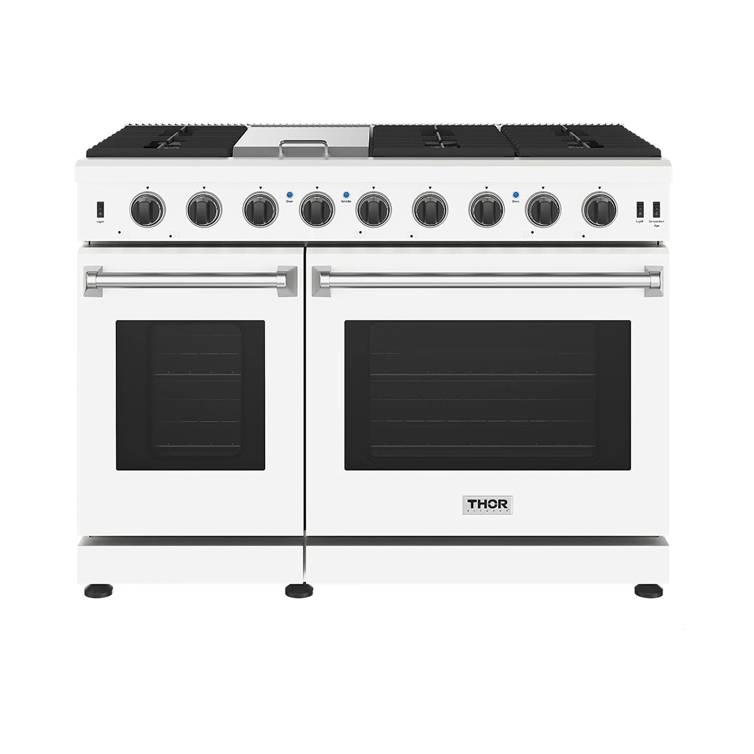 48 Inch Professional Liquid Propane Range In White LRG4807UWLP