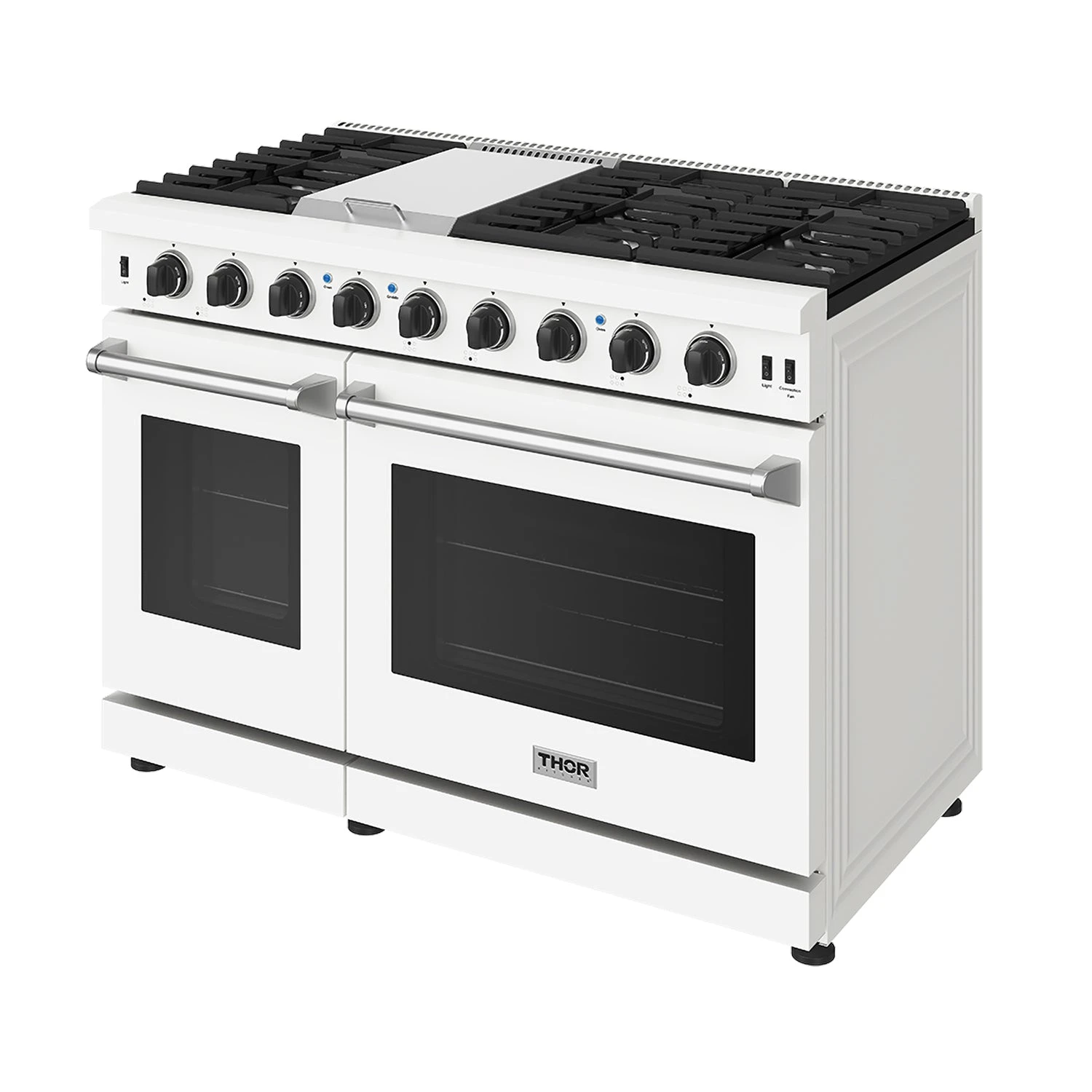 48 Inch Professional Liquid Propane Range In White LRG4807UWLP