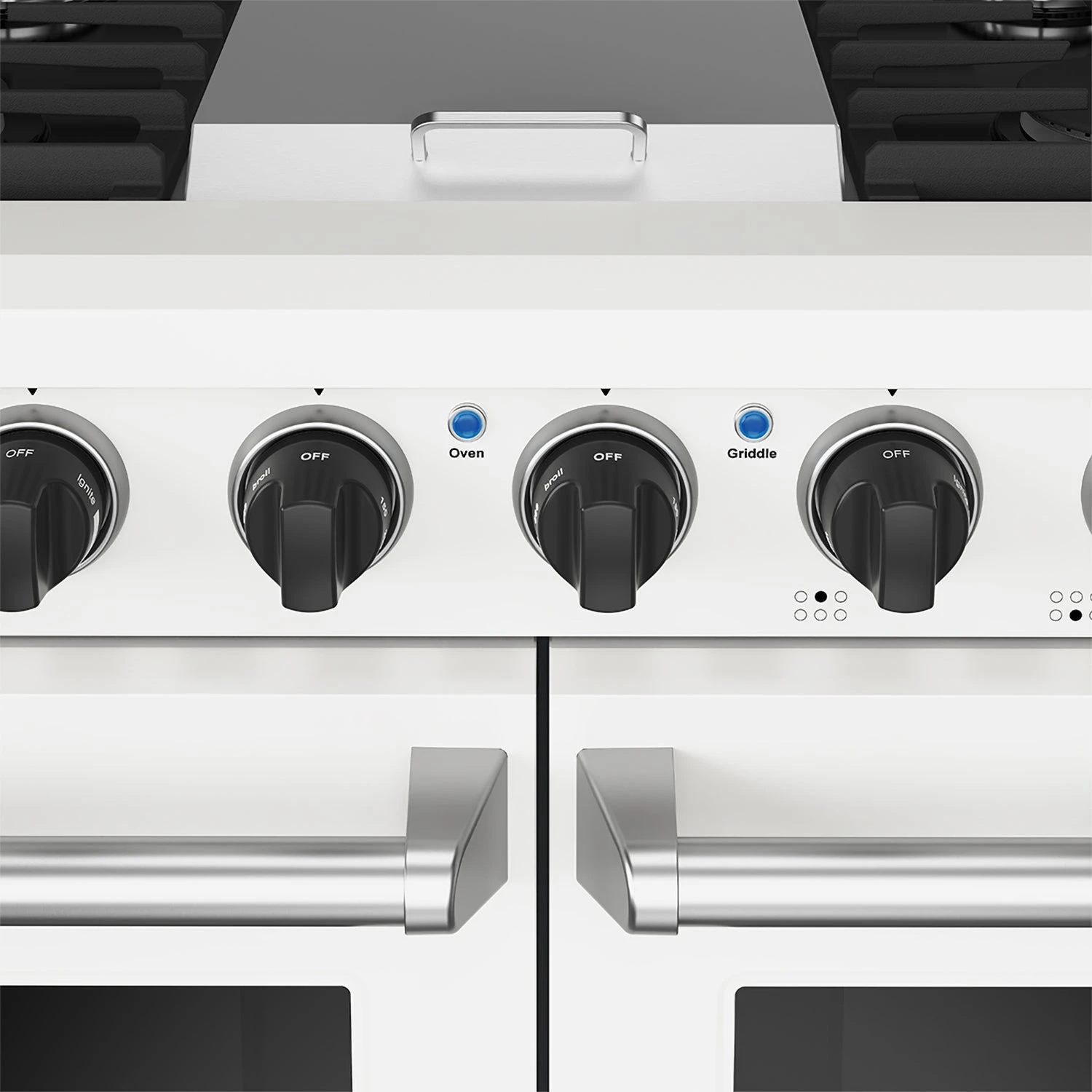 48 Inch Professional Liquid Propane Range In White LRG4807UWLP