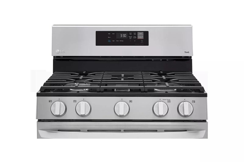 5.8 cu ft. Smart Wi-Fi Enabled Gas Range with EasyClean® view 8