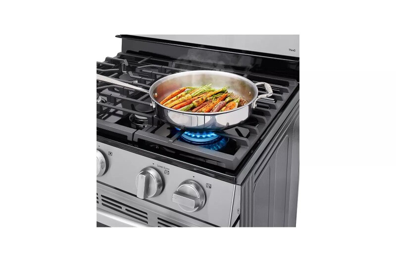 5.8 cu ft. Smart Wi-Fi Enabled Gas Range with EasyClean® view 9