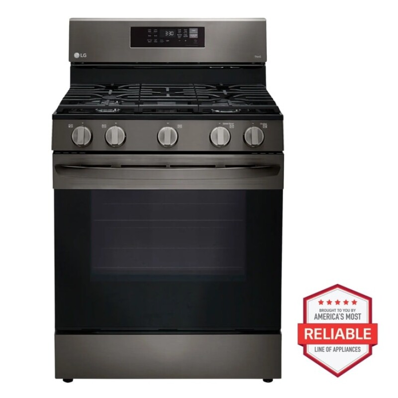 5.8 Cu. Ft. Smart Wi-fi Enabled Fan Convection Gas Range With Air Fry & Easyclean® LRGL5823D