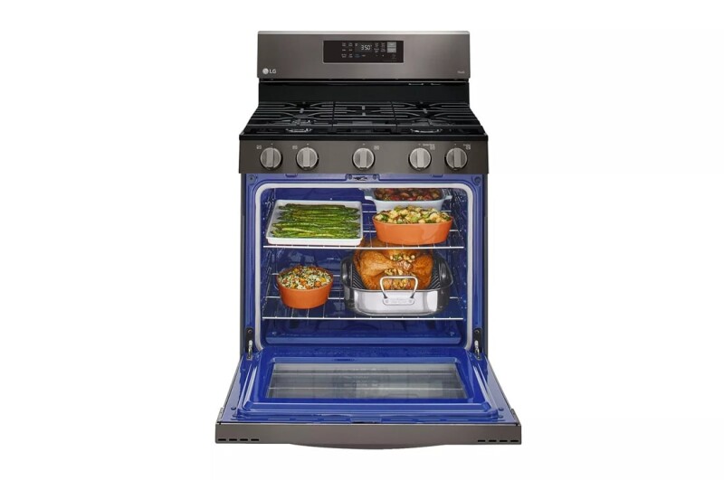 5.8 Cu. Ft. Smart Wi-fi Enabled Fan Convection Gas Range With Air Fry & Easyclean® LRGL5823D