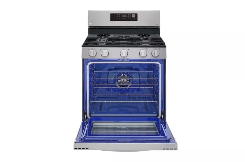 5.8 cu ft. Smart Wi-Fi Enabled Fan Convection Gas Range with Air Fry & EasyClean® view 4