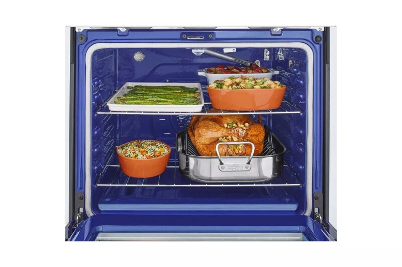 5.8 cu ft. Smart Wi-Fi Enabled Fan Convection Gas Range with Air Fry & EasyClean® view 6