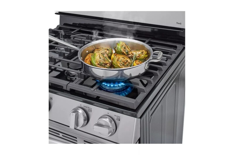5.8 cu ft. Smart Wi-Fi Enabled Fan Convection Gas Range with Air Fry & EasyClean® view 9