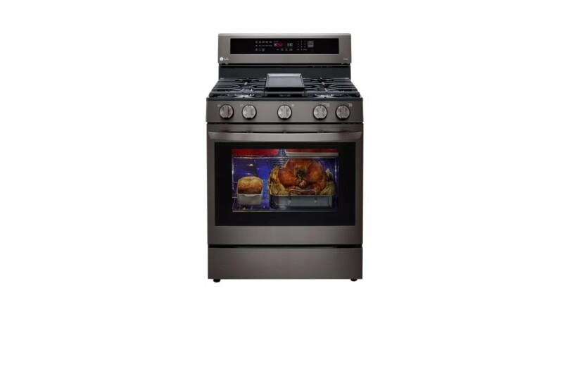 5.8 Cu. Ft. Smart Wi-fi Enabled True Convection Instaview® Gas Range With Air Fry LRGL5825D
