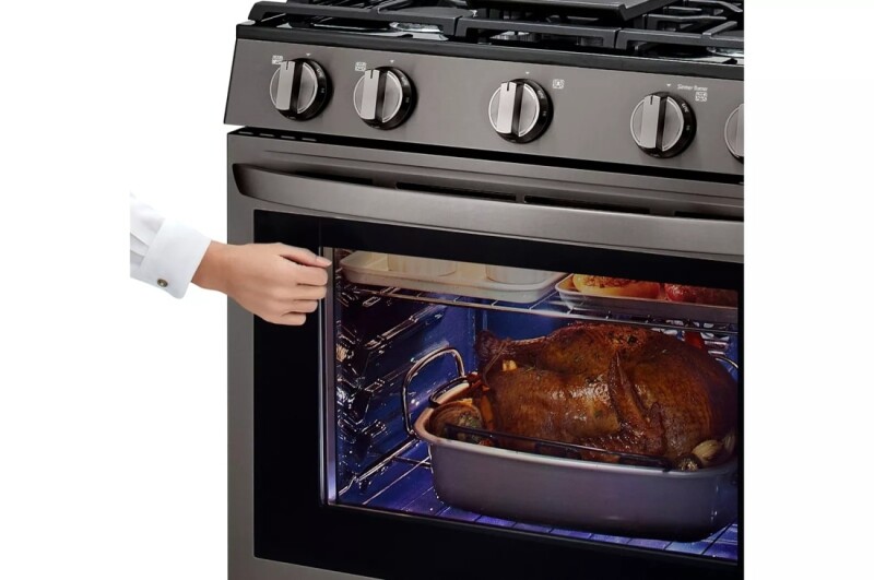 5.8 Cu. Ft. Smart Wi-fi Enabled True Convection Instaview® Gas Range With Air Fry LRGL5825D
