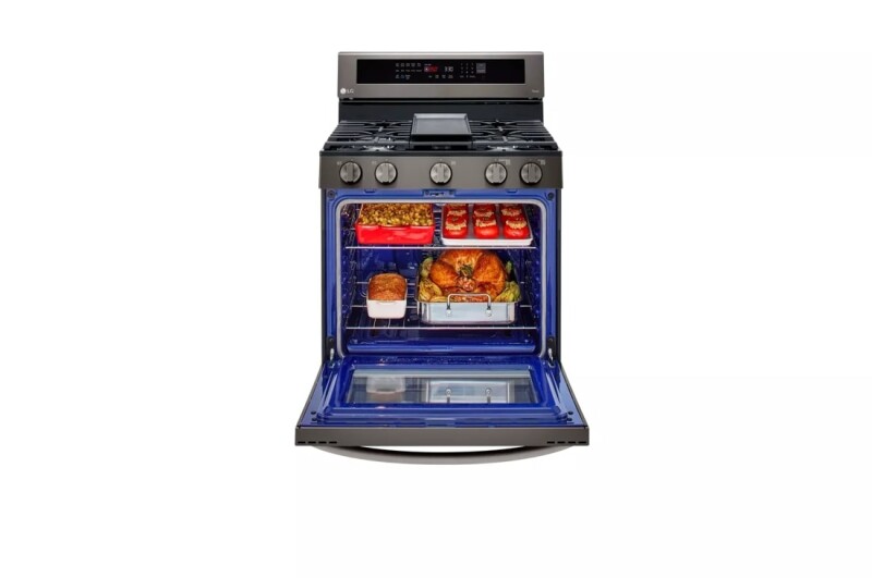5.8 Cu. Ft. Smart Wi-fi Enabled True Convection Instaview® Gas Range With Air Fry LRGL5825D