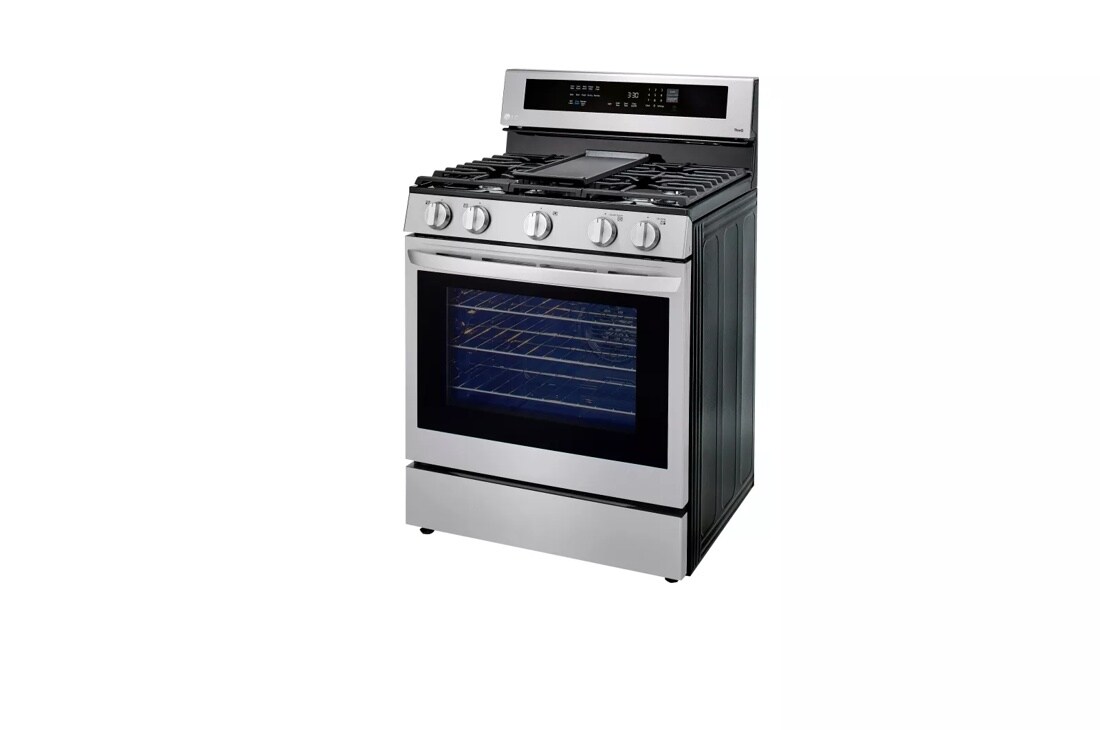 5.8 Cu. Ft. Smart Wi-fi Enabled True Convection Instaview® Gas Range With Air Fry LRGL5825F