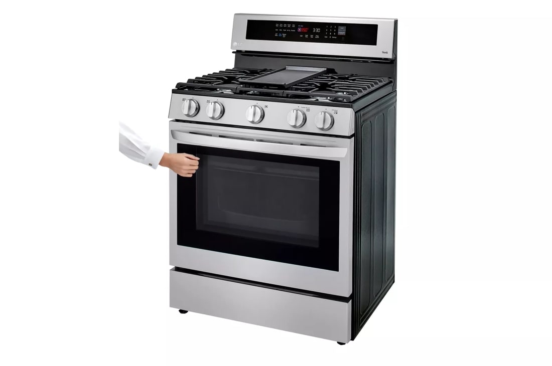 5.8 Cu. Ft. Smart Wi-fi Enabled True Convection Instaview® Gas Range With Air Fry LRGL5825F