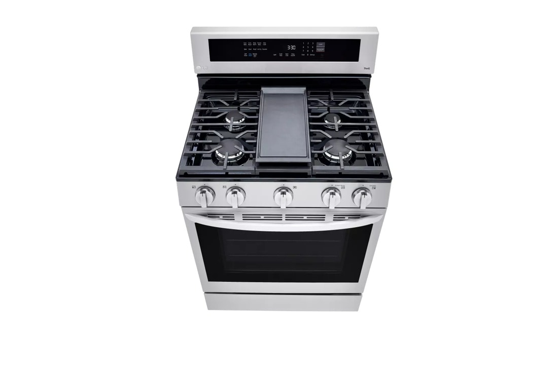 5.8 Cu. Ft. Smart Wi-fi Enabled True Convection Instaview® Gas Range With Air Fry LRGL5825F