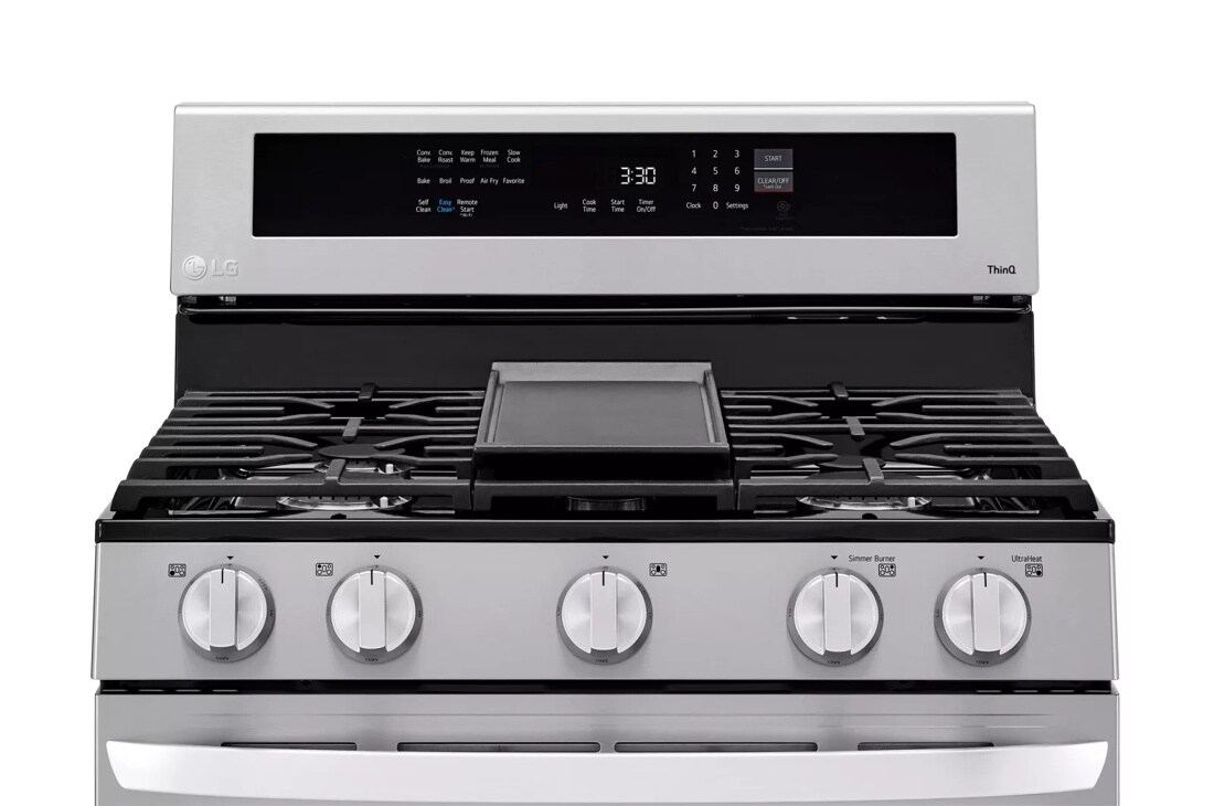 5.8 Cu. Ft. Smart Wi-fi Enabled True Convection Instaview® Gas Range With Air Fry LRGL5825F