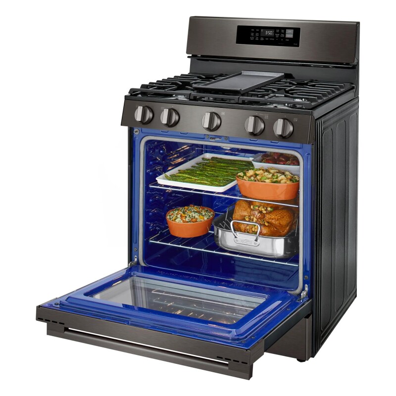 6.3 cu. ft. Smart Wi-Fi Enabled Probake Convection® Gas Range with Air Fry & EasyClean® view 7