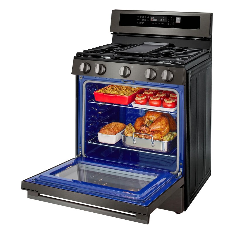 6.3 cu. ft. Smart Wi-Fi Enabled Probake Convection® Gas Range with Air Fry & EasyClean® view 7