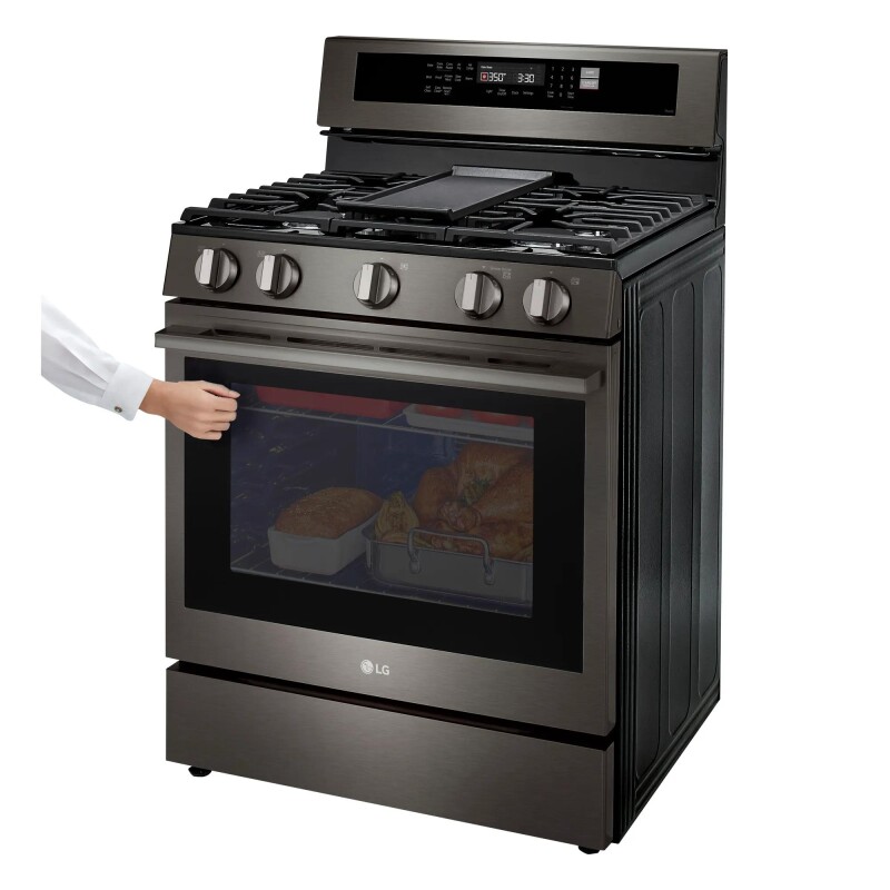 6.3 cu. ft. Smart Wi-Fi Enabled Probake Convection® Gas Range with Air Fry & EasyClean® view 8