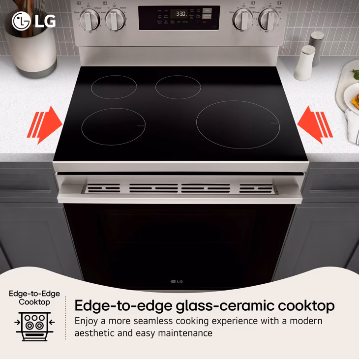 6.3 Cu. Ft. Smart Induction Freestanding Range With Probake Convection® And Air Fry view 3