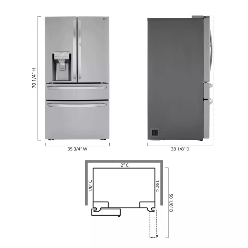 30 cu. ft. Smart Refrigerator with Craft Ice™ view 4